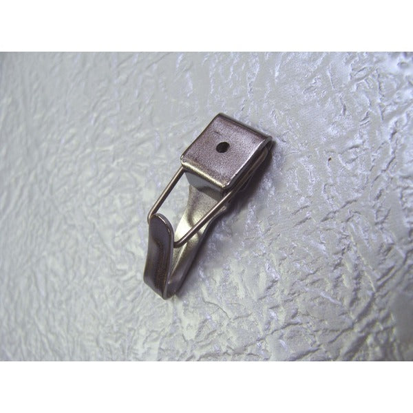 〔 5個セット 〕 壁掛け用金具 額吊り金具 〔 2個入り 1.5kgまで 〕 バネ付き1本針フック 合板・木壁・石こうボード用 3001-6