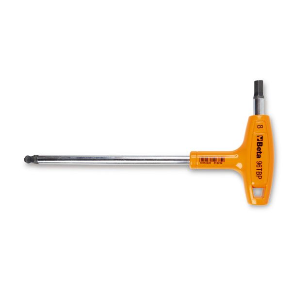 Beta ベータ ボールポイント付T型ハンドル六角レンチ 対辺5mm 96TBP 5 レンチ 工具 ツール DIY 作業工具