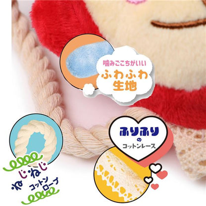 （まとめ） デコフル おさるさん 【×3セット】 （犬用玩具）【代引不可】