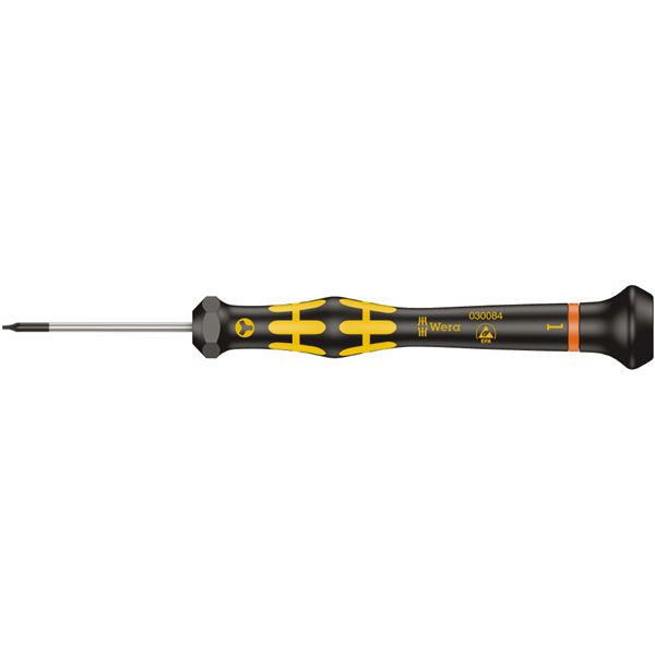 WERA ヴェラ ESD 静電気放電対策 Microstix 精密ドライバー 刃先サイズ1 軸長40mm 030084 工具 ツール DIY 作業工具 道具