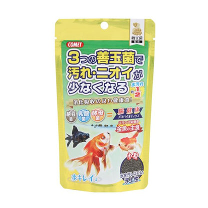 （まとめ）金魚の主食 納豆菌 小粒 90g 金魚用フード 【×10セット】【代引不可】