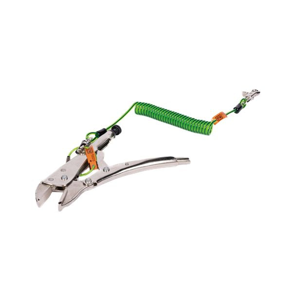 NLG エヌエルジー ネジロック式ワイヤーループ 150mm 最大荷重3kg ハンドル工具対応 工具落下防止
