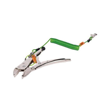 NLG エヌエルジー ネジロック式ワイヤーループ 150mm 最大荷重3kg ハンドル工具対応 工具落下防止